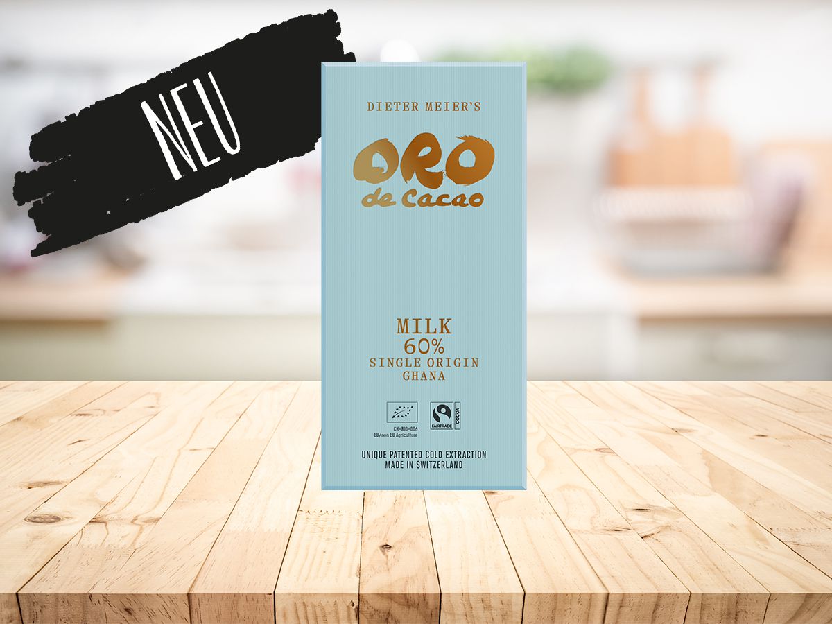 Milch Schokolade GHA 60% BIO FT 80g - MHD 24.08.2024